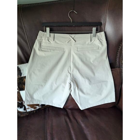 Mack Weldon Men's Radius Flex Shorts Nomad Heather XL - Picture 3 of 3